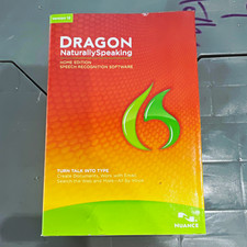 Nuance Dragon NaturallySpeaking Home v12 Speech Software CD Windows English picture