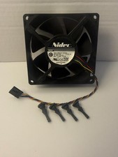 Nidec UltraFlo 92mm PWM Case Fan 12V 0.6A 83CFM PV903212PSPF Dell WC236-A00 picture