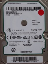 Seagate ST750LM022 HN-M750MBB /ESL | P/N: G2633-G941-AXQ77 | REV.C | 750GB picture