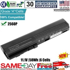 ✅6 Cell Battery for HP Elitebook 2560P 2570P SX03 SX06 HSTNN-DB2K 632423-001 NEW picture