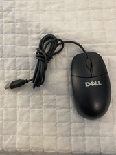 Dell M-UK DEL3 USB Mouse USB Wired Mechanical Track Ball Scroll Wheel Corded OEM picture