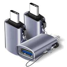 Paquete de 3 adaptadores USB C a USB A 3.0 macho a hembra picture