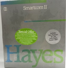 Smartcom II Hayes Complete Communications Software New Old Stock Sealed (j) picture