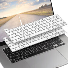 2 Pcs Keyboard Cover Silicone Skin Compatible with 2020 Macbook Pro 13