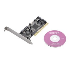 4 Port SATA PCI Expansion Card PCI To SATA Adapter Card RAID 5 picture
