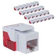Icc Cat6 Keystone Jack Pack Of 25 Poe Rated For High Power Devices picture