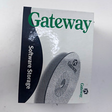 Gateway Software Storage Binder w/ Hallmark Card Studio, Money 2002 CDs Windows picture