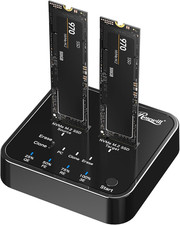 M.2 Nvme Cloner + Eraser | M.2 Duplicator Dual Bay Nvme Enclosure | Tool-Free 20 picture