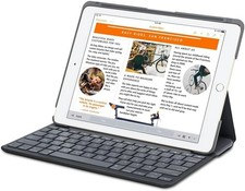 Logitech Canvas Keyboard/Cover Case (Folio) for iPad Air 2 - Black picture