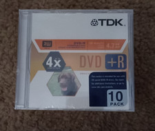 TDK +R DVD Recordable 4X 120 Minute Video 4.7 GB 10 Pack picture