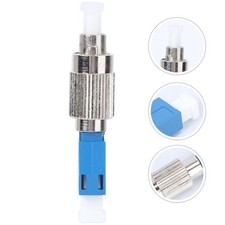 Blue Lc to Fc Hybrid Fiber Adapter Durable Reusable for Optical Connections picture
