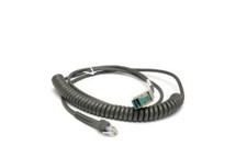 ZEBRA CBA-U34-C09ZAR Cable, 9ft, Shielded, Power Plus USB, Coiled picture