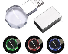 Crystal Pioneer DJ Pen Drive LED Light Key 4/8/16/32/64GB External Drive picture