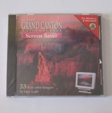 Vintage Grand Canyon Screen Saver CD Rom 33 Color Images Gary Ladd Softstuff 90s picture
