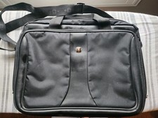 Swiss Army Black Nylon Computer Laptop Shoulder Messenger Bag Briefcase Style picture