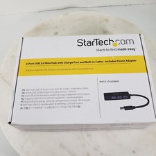 StarTech.com ST4300MINU3B 4 Port USB 3.0 Mini Hub Type-A with Charge Port picture