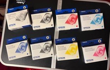 8 Box Genuine Epson R800 R1800 Print Ink 0540 0541 0542 0543 0544 0547 0548 0549 picture