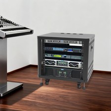 9U Rolling Server Rack Locking Network Cabinet Box Data Enclosure picture