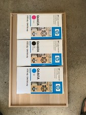 3 X HP Genuine Q6460A / Q6461A / N Q6463A Toner Set- CM4730fsk/CM4730fm #644A picture