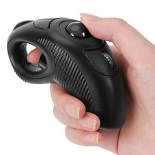 welspo Wireless USB Handheld Finger Trackball(Black) Mouse with Laser Pointer picture