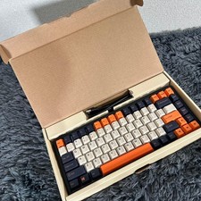 YUNZII Mechanical Keyboard Beige Black Orange Boxed PC Used Tested picture