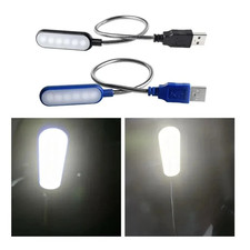 1pc Mini USB LED Book Light 6 LED Flexible Gooseneck Reading Lamp 31cm picture