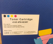 LeciRoba 414X Compatible Toner Cartridges 4-Pack BCMY Laser for HP M454/M479 picture
