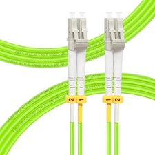 LC To LC Fiber Patch Cable OM5 5M Multimode Duplex 50/125um LSZH Cord picture