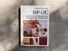 Hewlett Packard HP-12C Owner's Handbook And Problem-Solving Guide 3/1982 picture