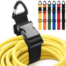 Wowangce 6 Pack 17 Inch Adjustable Extension Cord Holder Organizer with Trian... picture