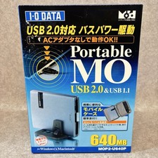 I-O DATA MOP2-U640P 640MB MO Magneto Optical Drive Unopened JAPAN picture