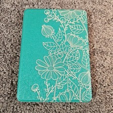 WALNEW Case for 6.8 Kindle Paperwhite Teal Spring Blossoms Mandala Flip New picture
