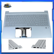 Silver Palmrest Backlit Keyboard for HP Pavilion 15-EH/15-EG M08910-001 SD FP picture