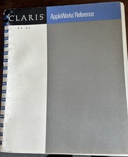 AppleWorks 2x Book for Apple IIe IIc Claris Vintage ~  Save this from the trash picture