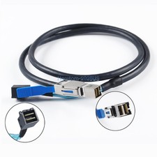 3.3FT External HD Mini SAS SFF-8644 to SFF-8643 Cable 12Gb/s Raid Data Server 1M picture
