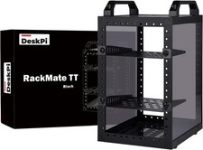 DeskPi RackMate TT Mini Server Rack for Mini PC, Network, Servers, Audio, and... picture