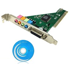 4 Channel 5.1 PCI Sound Card 3D Audio Surround MIDI for PC Windows 10 picture