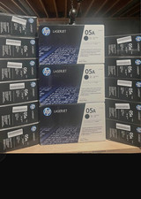 Genuine HP 05A Black Toner Cartridge CE505A OEM Factory Sealed TONERFLIP picture