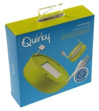 Quirky Powercurl Power Cord Wrap Green Macbook Air Tangle Free Neat Portable picture