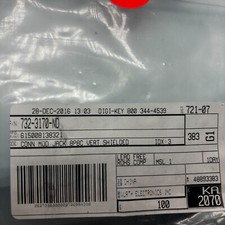 PACK OF 64 WURTH 615008138321 CONNECTOR MODULER JACK 8P8C VERT SHIELDED NEW 🔔 picture
