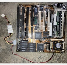 486 AT PCI BIOSTAR MB-8433UUD-A VER:2 socket 3 With AMD DX4-100 & Ram TESTED picture