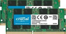 Crucial 32GB KIT 2 x 16GB DDR4 3200 MHz PC4-25600 SODIMM 260-Pin Laptop Memory picture