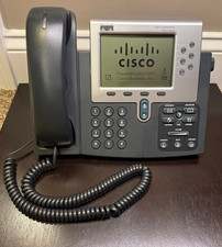 Cisco Gray IP Business Phone CP-7961G VoIP PoE Telephone picture