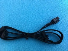 6 pin to 4x SATA DRIVER POWER cable for Corsair HX1050,HX850,TXM,HX, 22 INCHES picture