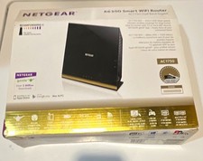 NETGEAR R6300 Smart WiFi Router AC1750 Dual-Band 4-Port Gigabit R6300-100PAS picture