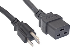 Extension Del Cable De Alimentacion De America Del Norte, Nema 5-15P A C19, ... picture