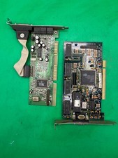 Lot of 2 ISA PC Cards Cirrus Logic VGA Video Card & MF-009 Sound Card RE picture