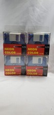 40 Disks Neon 3.5 Hd Unbranded 4 Pack Of 10 New Sealed picture