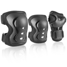 JBM Knee Pad Elbow Pads and Wrist Guards Protective Gear Set for Skateboardin... picture