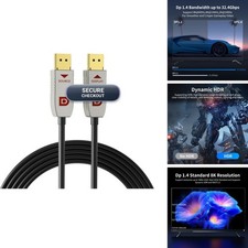 RUIPRO DisplayPort Cable 1.4 8K Fiber Optic 15ft 8K@60Hz 4K@120Hz for 4090 picture
